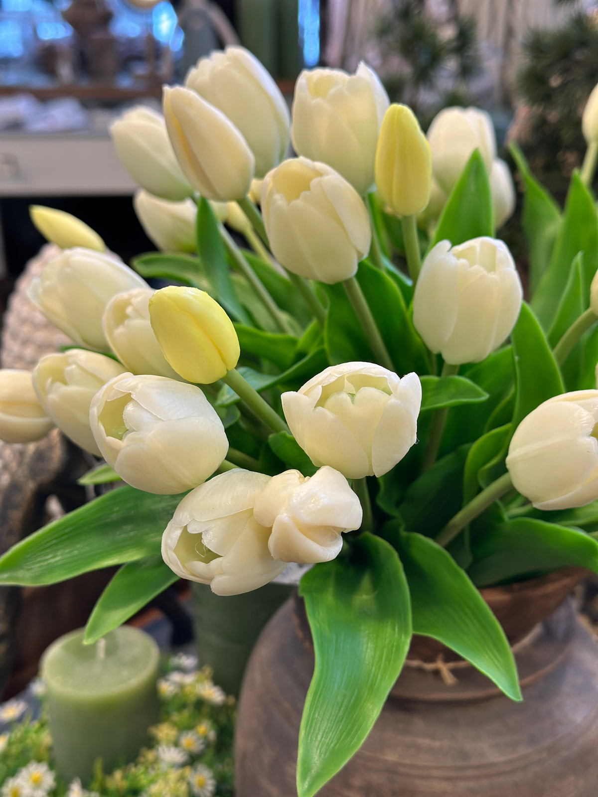 Tulpen, Bund 5Stück, Künstlicht