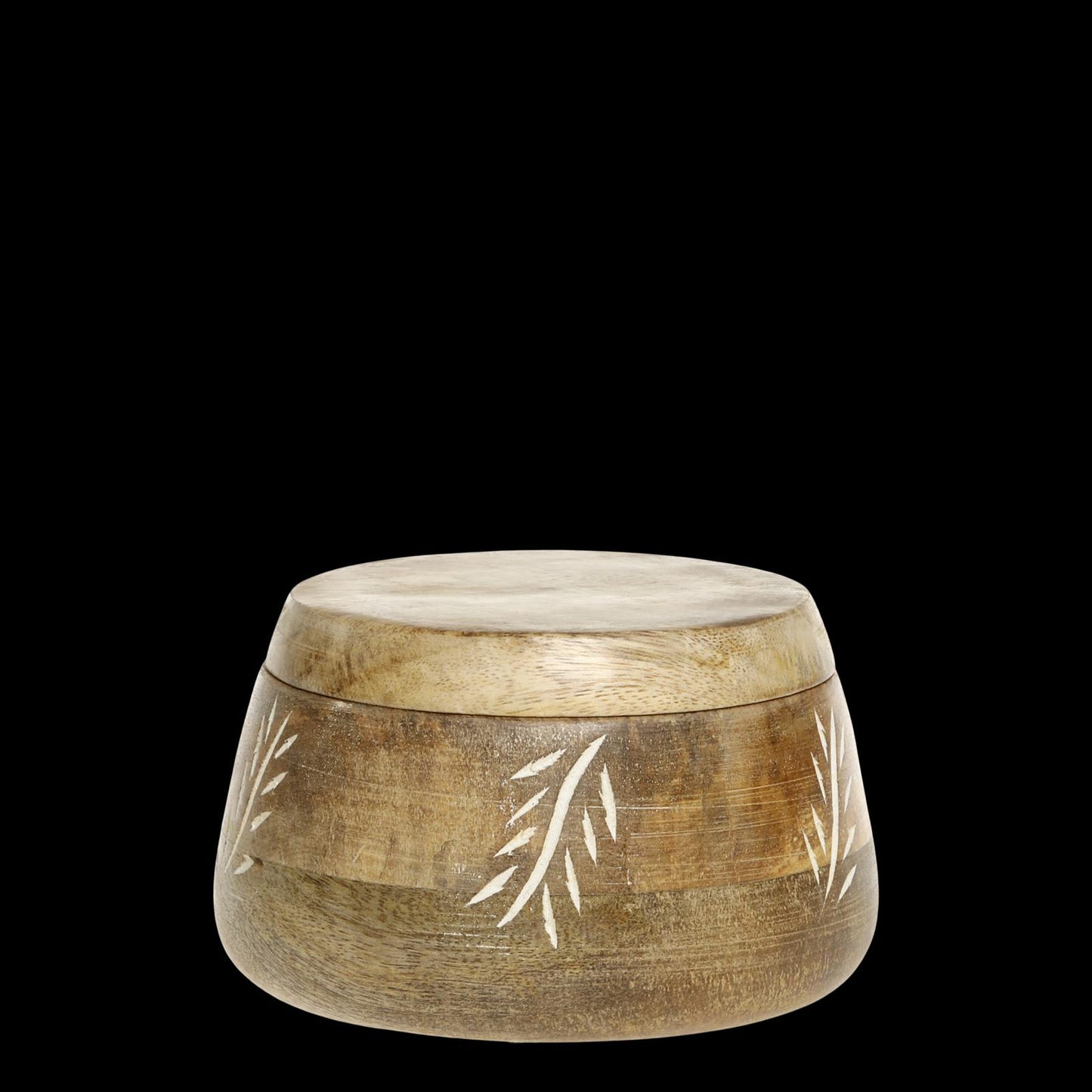 Box mit Deckel, Mangoholz